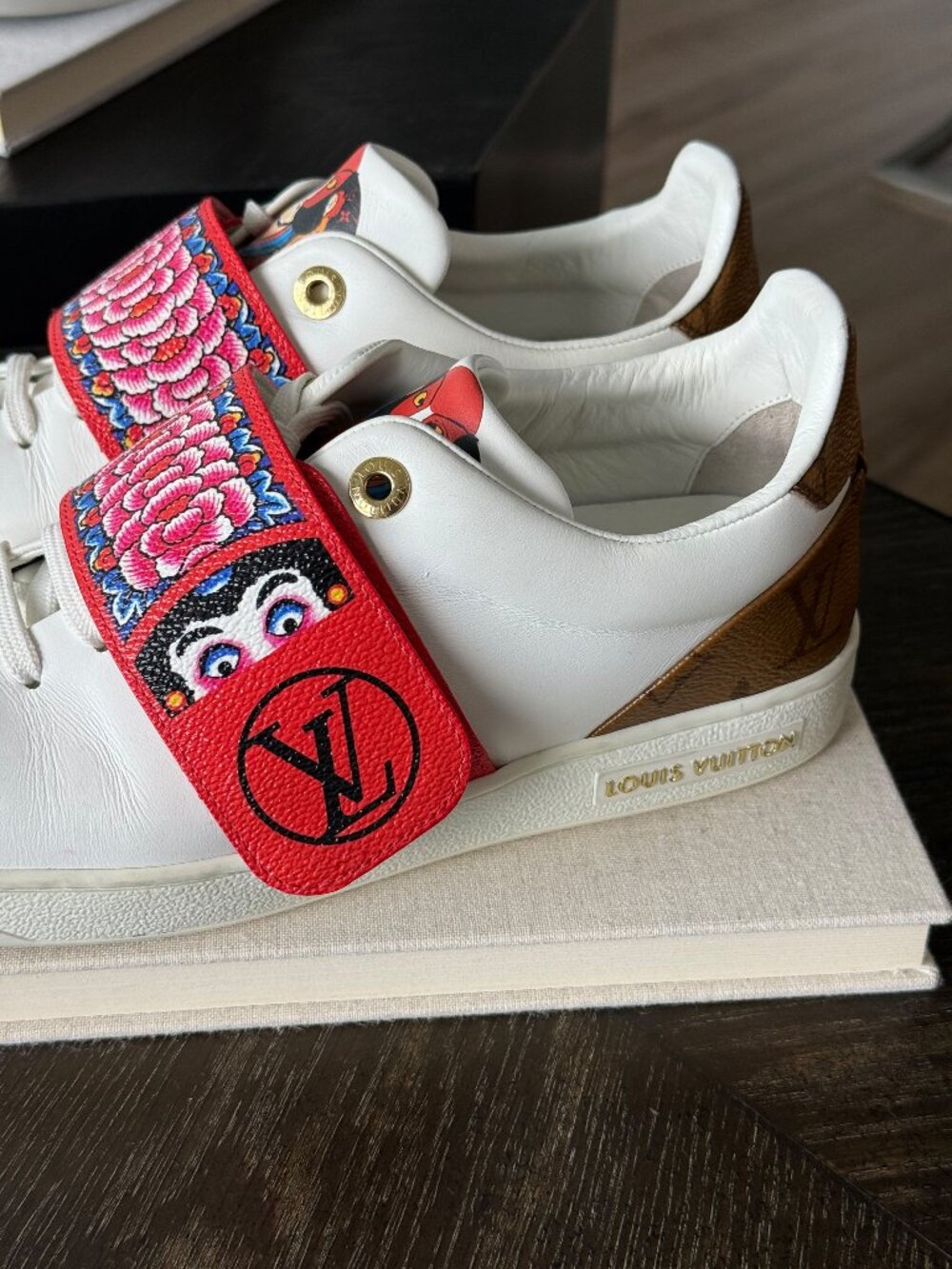 Louis Vuitton x Kansai Yamamoto Kyoto Kabuki Sneakers White Limited Edition
